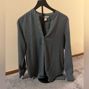 H&M Gray Green Women's Top